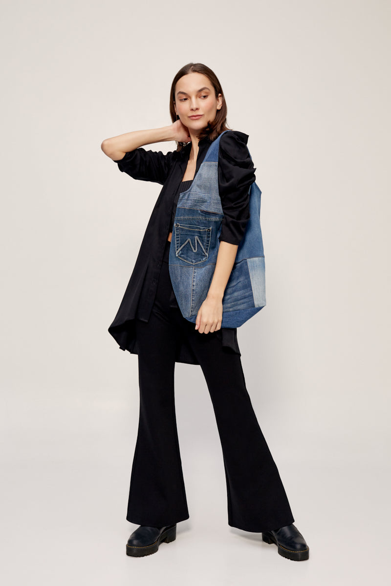 BOLSO RETAZOS DENIM RECICLADO