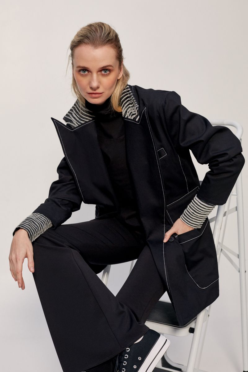 BLAZER CUELLO DENIM