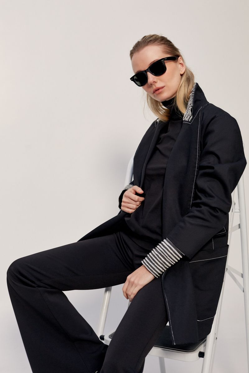 BLAZER CUELLO DENIM
