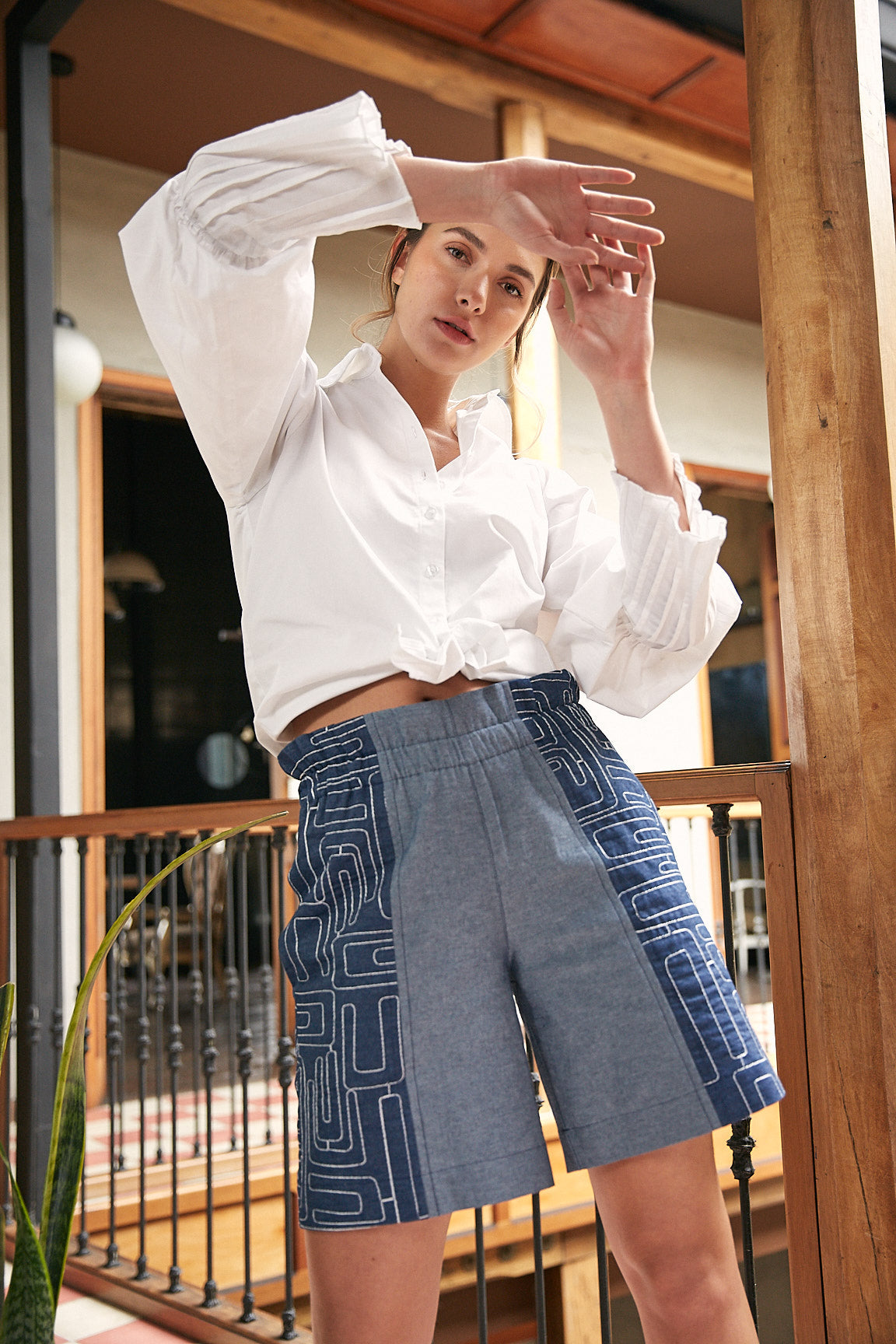 SHORT COORDINADO / BORDADO