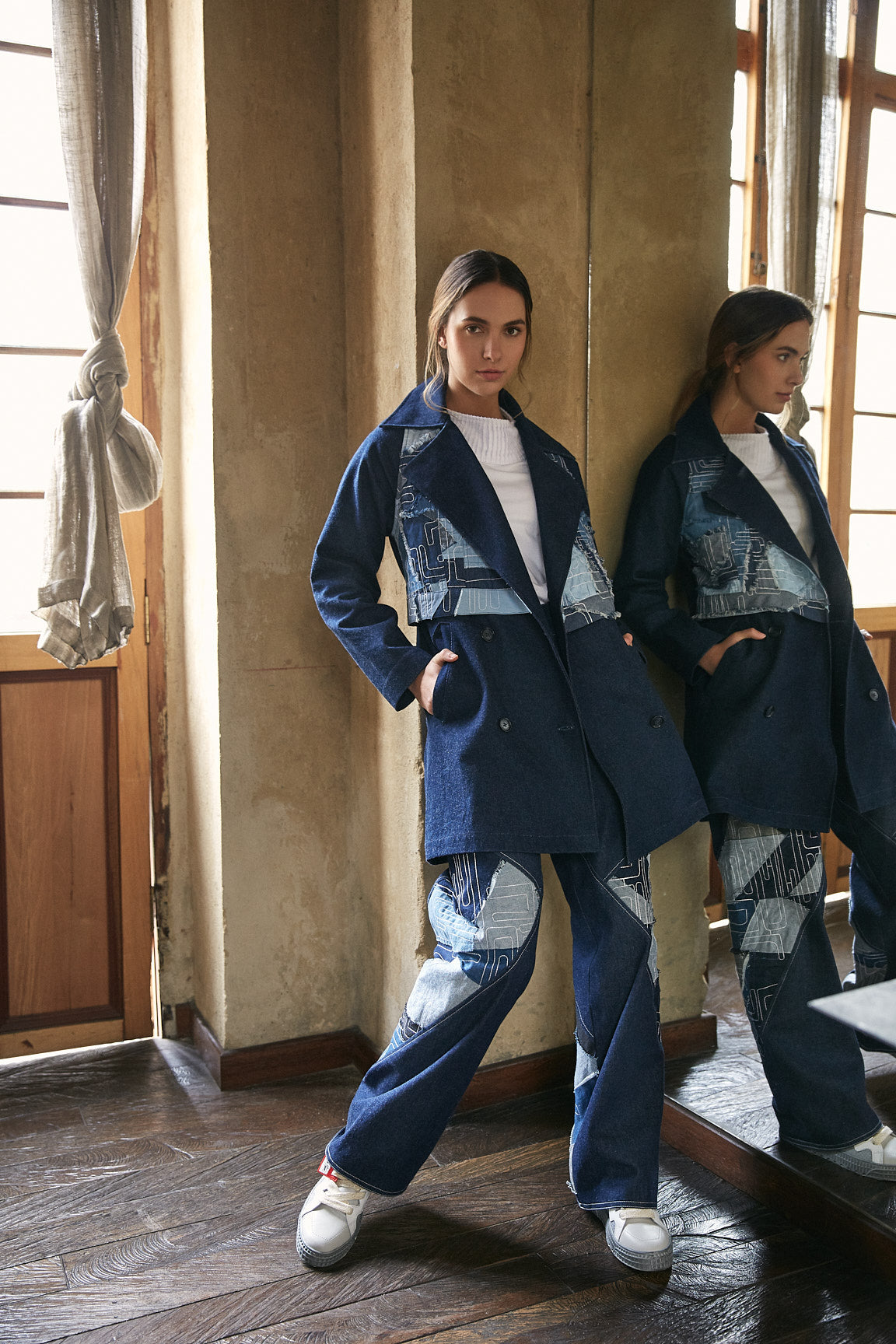 TRENCH COAT /PATCHWORK