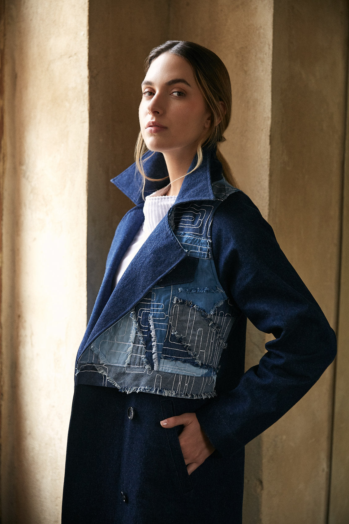 TRENCH COAT /PATCHWORK